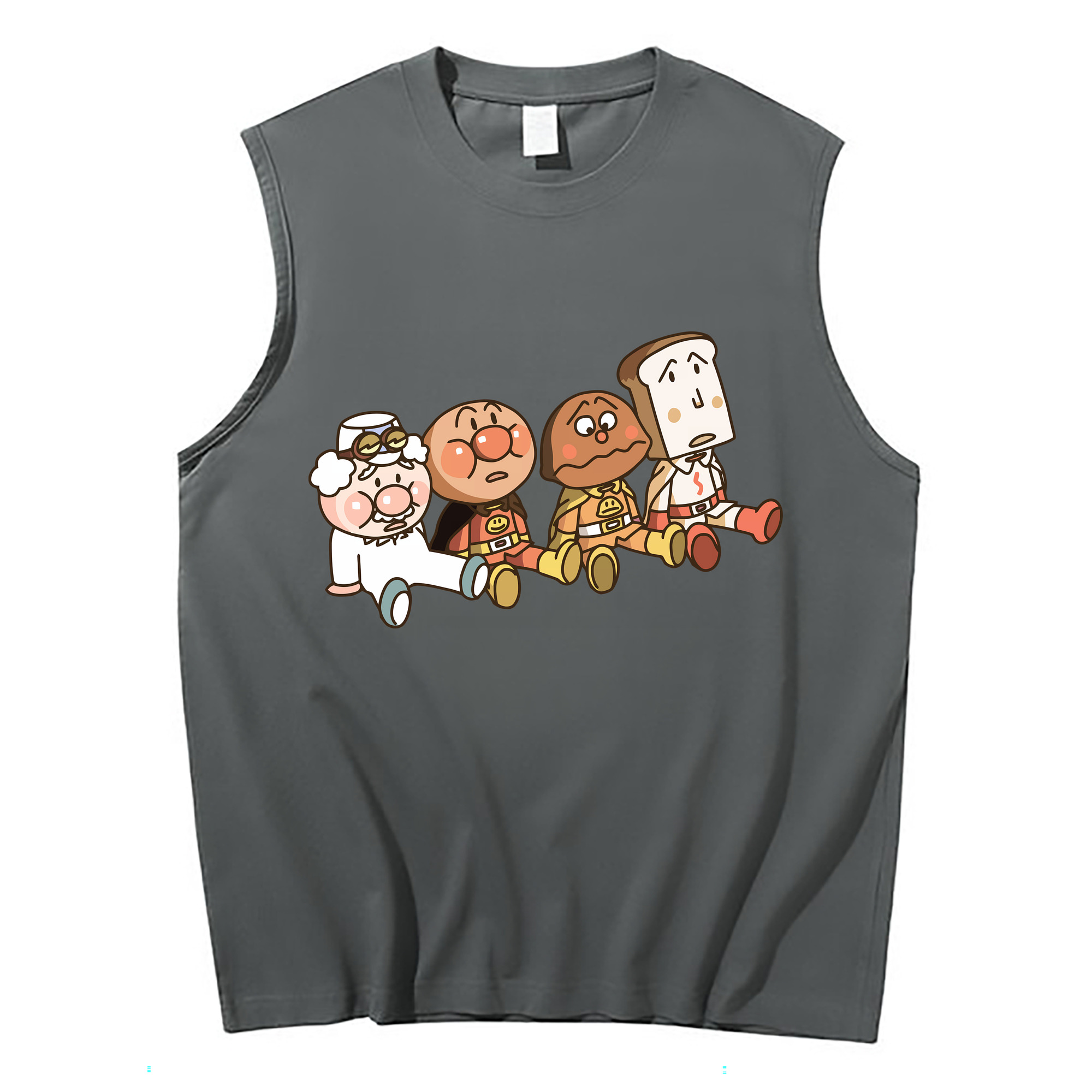（画像用） アンパンマン Anpanman コットン100％タンクトップ（フロントプリント）